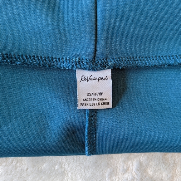 'ReVamped' Blue Mini Skirt - Picture 4 of 4